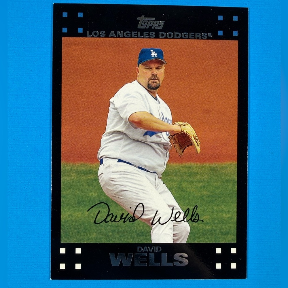 2007 Topps #UH15 David Wells Los Angeles Dodgers